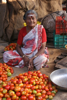 The tomato lady